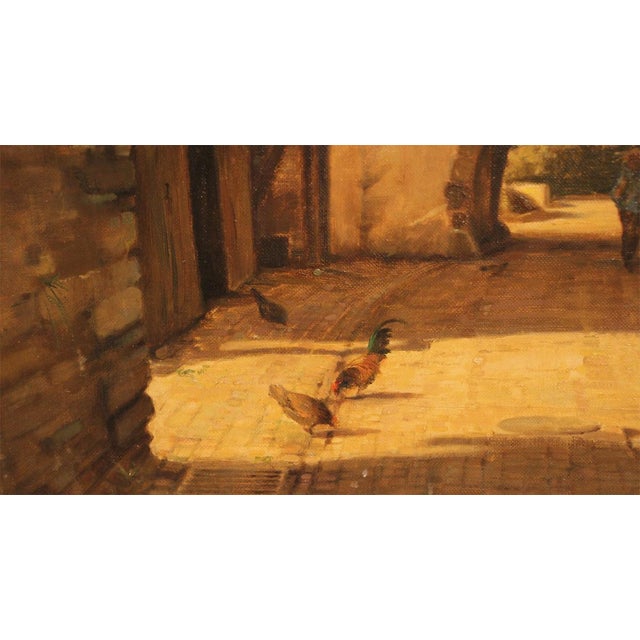 1950s Wolfgang Grünberg, North Gate in Kronenburg, Mid-20th Century, Oil on Canvas, Framed For Sale - Image 5 of 8