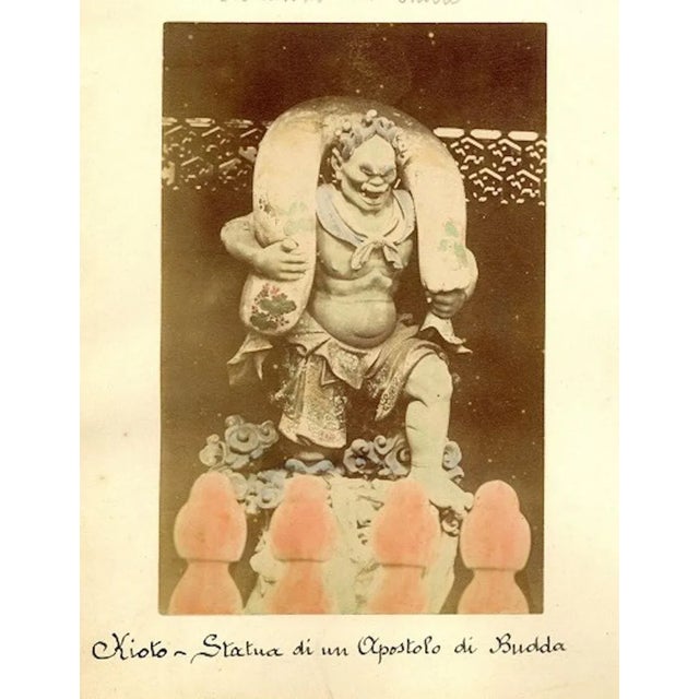 Temples in Japan - Ancient Albumen Print 1870/1890 1870/1890 For Sale - Image 5 of 6