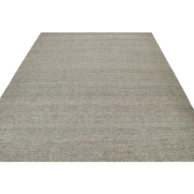 2010s 2010s Rug & Kilim’s Contemporary Jute Kilim in Tones of Gray For Sale - Image 5 of 8