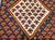 Vintage Persian Senneh Kilim, Flat-Woven Wool Rug, Paisley Pattern, Ivory & Black, 3x6 For Sale - Image 11 of 15