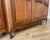 Brown Vintage French Louis XVI Style Carved Oak 4-Door Armoire For Sale - Image 8 of 12