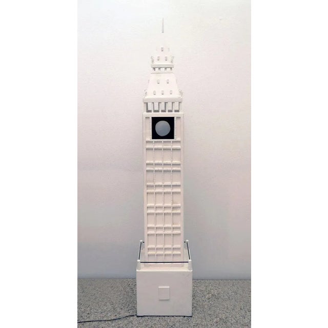 Black Italian Big Ben Floor Lamp, 1970s For Sale - Image 8 of 8