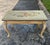1910s Antique French Louis XV Style Carved Wood Bench With Floral Needlepoint Seat For Sale - Image 5 of 5