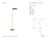 Thomas O'Brien by Visual Comfort Signature Bravo 48" Adjustable Pharmacy Floor Lamp in Hand-Rubbed Antique Brass Designer:...