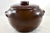 Vintage lidded farmhouse bean crock or casserole with a warm brown glaze over all. Perfect decor addition in a farmhouse...
