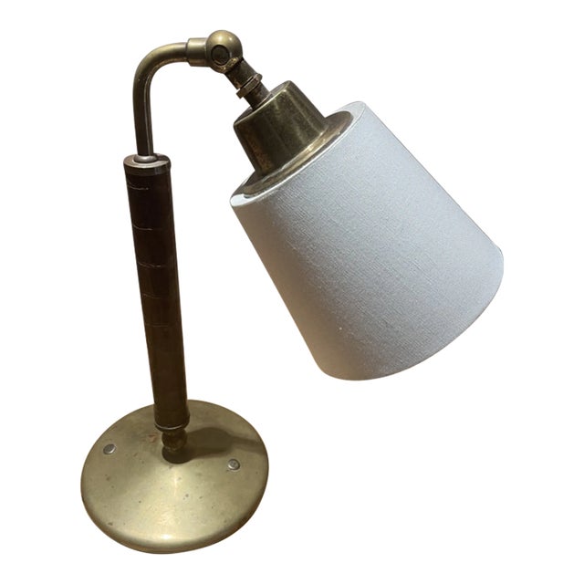 Mid Century French Adnet Style Desk Lamp For Sale