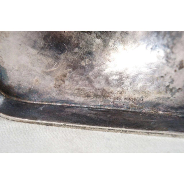 Silver Silver Plated Victorian Trumpet Form Vase For Sale - Image 8 of 9