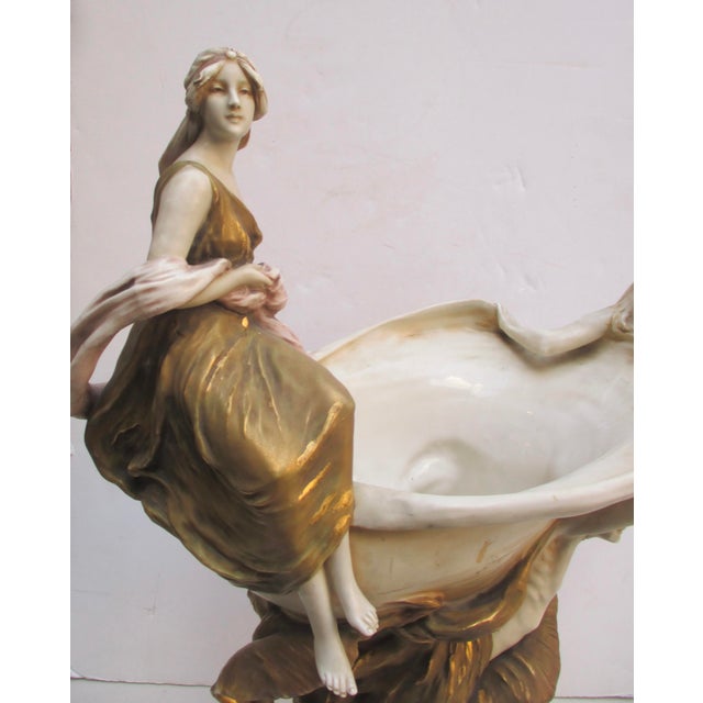 Royal Dux Porcelain CenterPiece Circa 1900 For Sale - Image 14 of 16