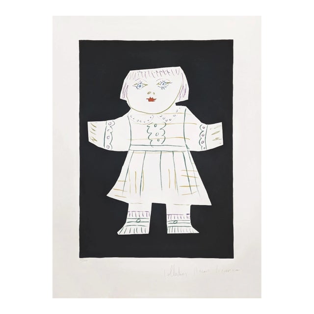 "Une Poupee Decoupee" 1980s Pablo Picasso Estate Lithograph For Sale