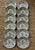 Antique Wedgewood 'Coral Border' Green Transferware 10" Dinner Plates - Set of 12 For Sale - Image 14 of 14