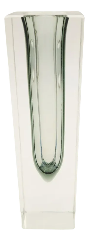 Submerged Murano Glass Vase by Flavio Poli, Italy, 1950s