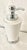 Restoration Hardware Vintage Restoration Hardware Lido Collection Ceramic Soap Dispenser - White & Chrome Excellent Condition. For Sale - Image 4 of 8
