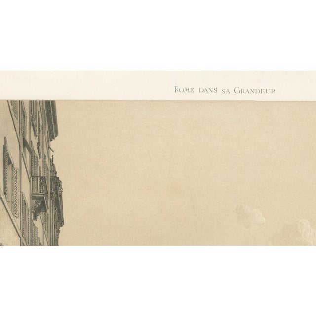 Benoist, Rome on the Tiber, Porto Di Ripetta Scene, 1869, Print For Sale - Image 6 of 10