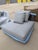 Modern Minotti Quadrado Outdoor Sectional W/ Teak Wood Table For Sale - Image 3 of 12