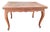 1920s French Provincial Oak Parquet Draw Leaf Dining Table For Sale