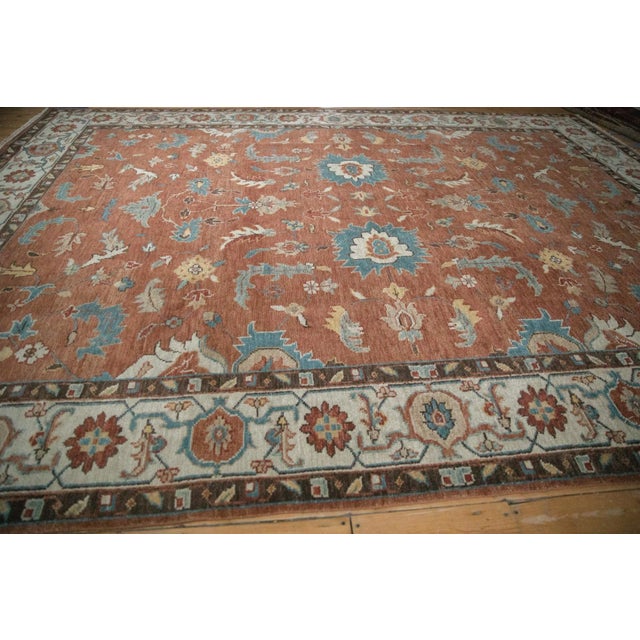 Indian Mahal Design Carpet - 10'1" X 13'5" For Sale In New York - Image 6 of 11