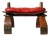 Brutalist Camel Saddle Ottoman, 1950 For Sale