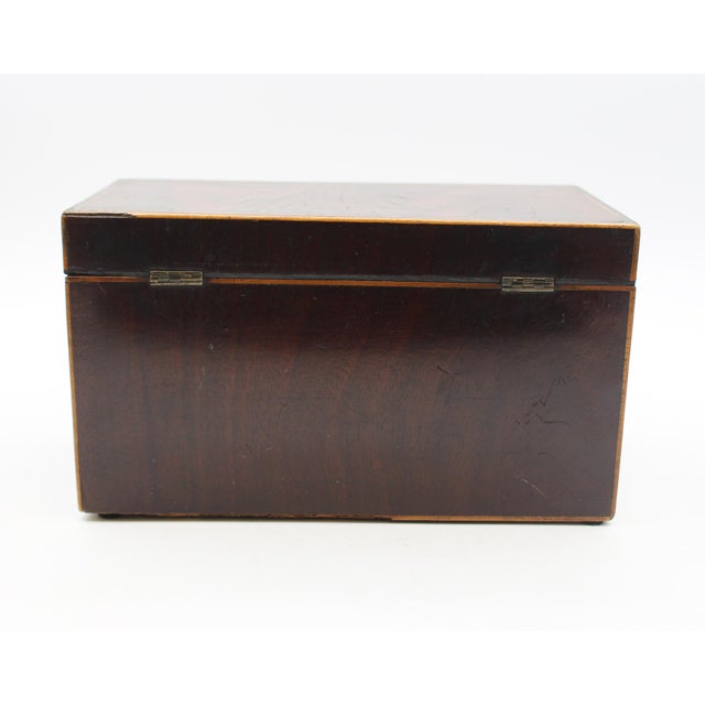 Late 18th Century English George III Period Tea Caddy Box For Sale - Image 4 of 10