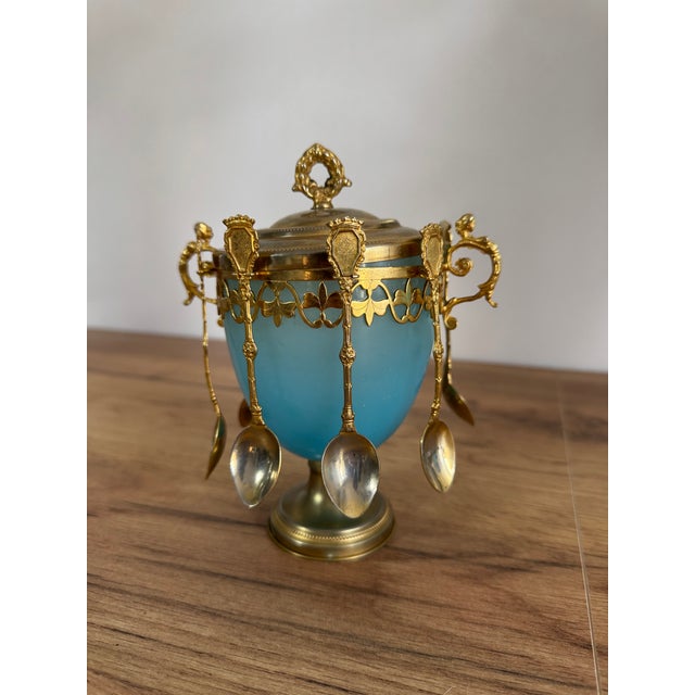 Napoleon III Style Condiment Service, Set of 9, in Very Good conditions. Designed 1890 to 1919