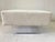 Large Boucle Clad Ottoman by Vladimir Kagan, Lucite Legs For Sale - Image 11 of 18