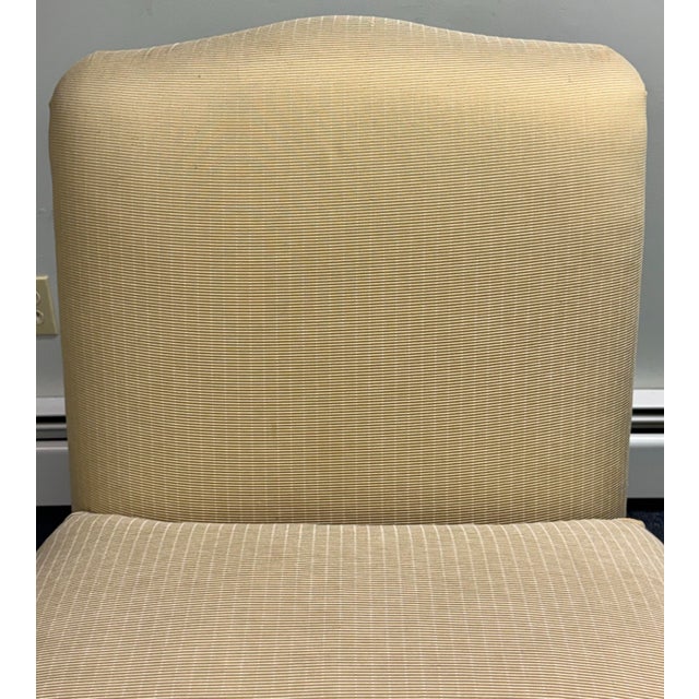 2000 - 2009 Ralph Lauren Carved French Upholstered Slipper Chair For Sale - Image 5 of 12