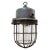 Metal Vintage Industrial Grey Metal & Clear Glass Pendant Light For Sale - Image 7 of 7