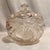 Glass Vintage Mold Blown Pressed Glass Star Pattern Water Carafe or Wine Decanter Number Two For Sale - Image 7 of 9