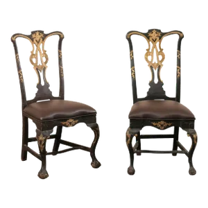 18th Century Danish Rococo Side Chairs - a Pair