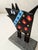Mid 20th Century Memphis Style Fused Glass Cubist Dog For Sale In Atlanta - Image 6 of 12