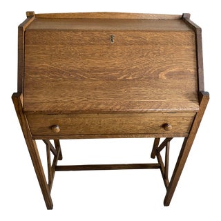 1920s Antique Honeoye Falls Furniture Co. Secretary Desk For Sale