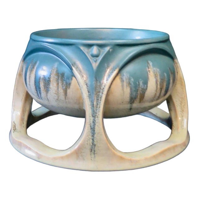 Early 20th Century Continental Art Deco Pottery Centerpiece For Sale