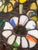 Abstract Vintage 1990s Artisan Stained Glass Floral Lampshade by Anne Thomason For Sale - Image 3 of 8