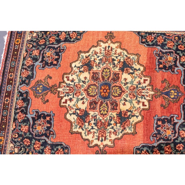 Late 19th Century Fine Antique Persian Farahan Sarouk Rug 2'3'' X 2'11'' For Sale - Image 9 of 10