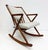 Danish Mid-Century Modern Teak Rocking Chair Model 182, Frank Reenskaug Attributed For Sale - Image 9 of 9