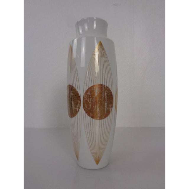 Op Art Porcelain Sphere-Ellipses Vase by E.A. Sundermann for Fürstenberg, Germany, 1970s For Sale - Image 14 of 14