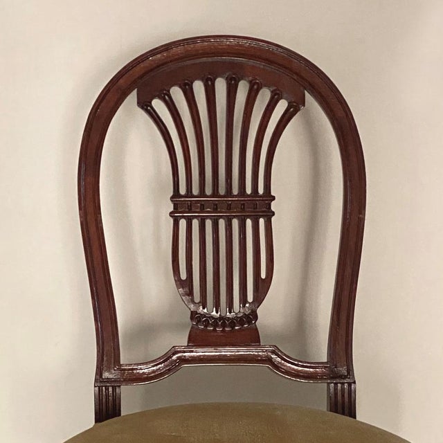 Late 19th Century French Neoclassical Louis XVI Style Dining Room Set, Set of 15 For Sale - Image 4 of 18