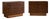Pair of Contemporary Italian Sideboards With Brutalist Surface Design For Sale