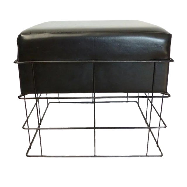 Mid-Century Wire Stool For Sale