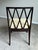 Late 20th Century Late 20th Century Baker Furniture Upholstered Side Chair With Geometric Lattice Back For Sale - Image 5 of 6