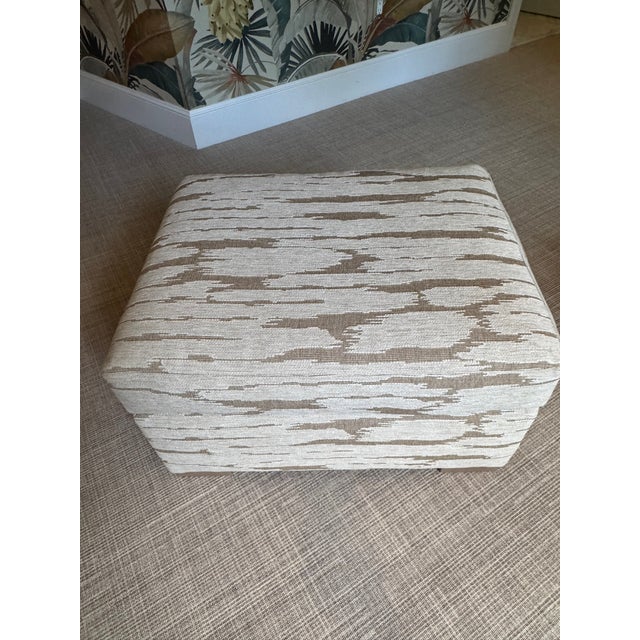 Cr Laine Custom Lounge Chair & Ottoman For Sale - Image 12 of 12