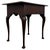 Brown 18th Century English Oak Side Table with Cabriole Legs For Sale - Image 8 of 12