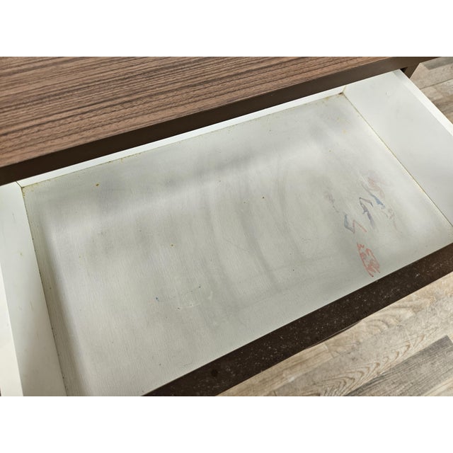 Linear and Compact Bedside Tables, 1960, Set of 2 For Sale - Image 12 of 18