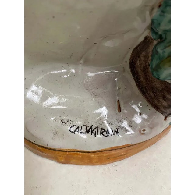 Ceramic Head from Caltagirone For Sale - Image 3 of 7