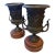 Pair of 18th Century Rococo Bronze Urns. Signed by Clodion For Sale