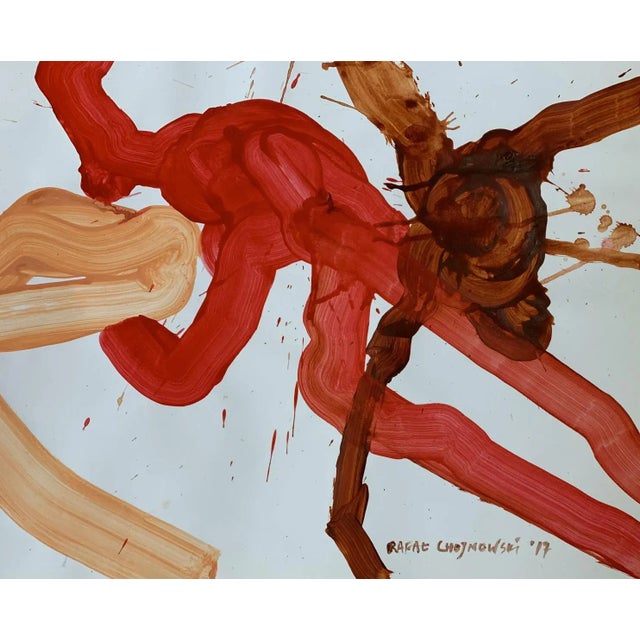 Rafal Chojnowski, Inkspots, 2017, Acrylic on Cardboard For Sale - Image 4 of 8