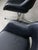 Vintage Italian Black Leatherette and Chrome Swivel Chair, 1970s For Sale - Image 9 of 18