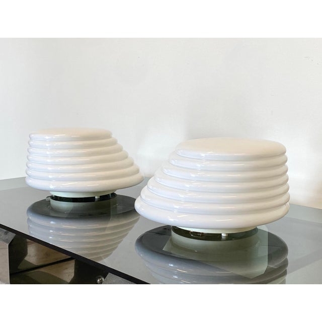 Cobá Model Ceiling Lamps by Roberto Pamio and Renato Toso for Leucos, 1980s, Set of 2 For Sale - Image 16 of 16