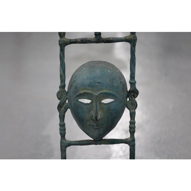 Figurative Mask Candleholder, 1970s For Sale - Image 4 of 18