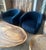 2020s Midnight Velvet Swivel Bubble Chair For Sale - Image 5 of 5