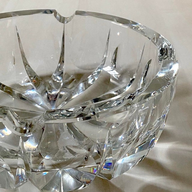 Large Saint Louis Crystal Trinket Ashtray, 1970s For Sale - Image 10 of 12